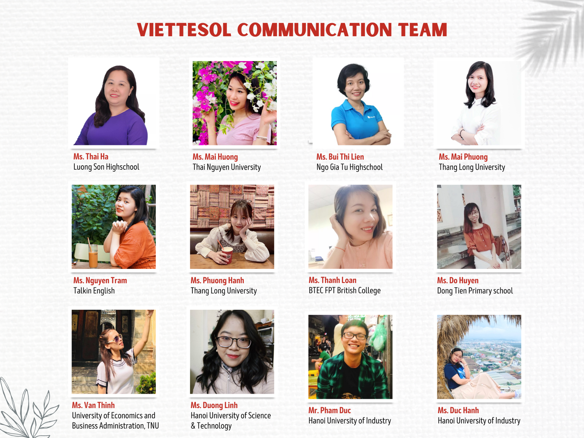 Communication team