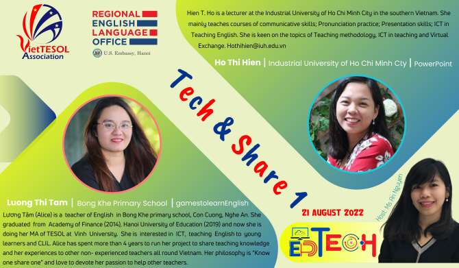 VietTESOL launches new webinar series on technology for English language teachers "Tech & Share"