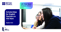 [British Council] -  Fully Funded Masters Scholarships for Vietnamese Teachers